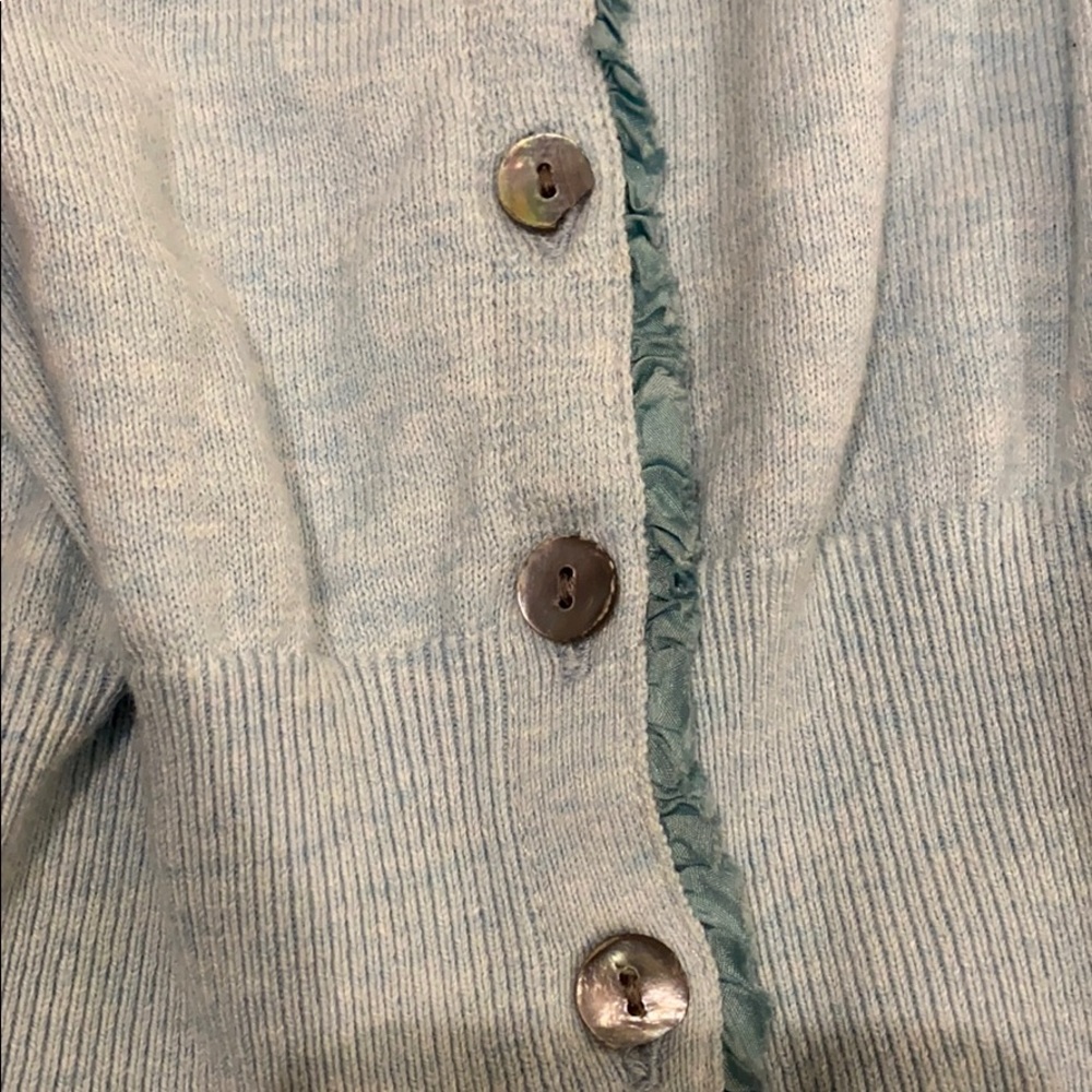 Banana Republic Ruffle Cardigan, Medium - Picture 5 of 5